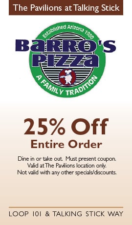Barros Pizza coupon
