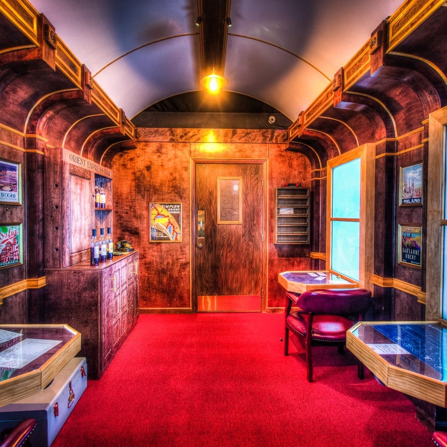 The Orient Express themed escape room at Escapology Escape Rooms at The Pavilions at Talking Stick in Scottsdale